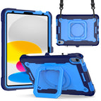 For iPad 10th Gen 10.9 2022 / Navy Blue + Blue