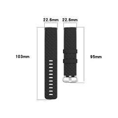 Silver Color Buckle TPU Wrist Strap Watch Band for Fitbit Charge 4 / Charge 4 SE / Charge 3 / Charge 3 SE, Size: S