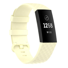 Silver Color Buckle TPU Wrist Strap Watch Band for Fitbit Charge 4 / Charge 4 SE / Charge 3 / Charge 3 SE, Size: S