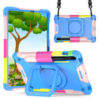 For Samsung Galaxy Tab S7 / S8 / Camouflage + Blue