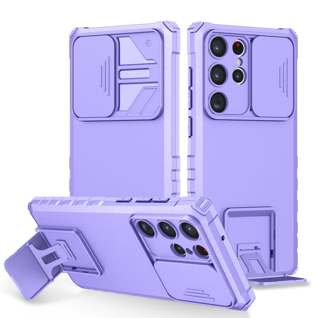 Stereoscopic Holder Sliding Camshield Phone Case, For Samsung Galaxy S23 Ultra 5G, For Samsung Galaxy A14 5G