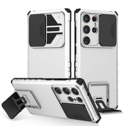 Stereoscopic Holder Sliding Camshield Phone Case, For Samsung Galaxy S23 Ultra 5G, For Samsung Galaxy A14 5G