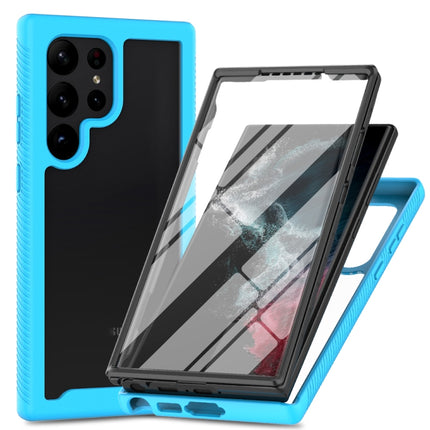 Two-layer Integrated Transparent TPU + PC + PET Protective Phone Case, For Samsung Galaxy S23 Ultra 5G, For Samsung Galaxy S23+ 5G, For Samsung Galaxy S23 5G