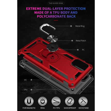 Shockproof TPU + PC Protective Case with 360 Degree Rotating Holder, For Galaxy A31