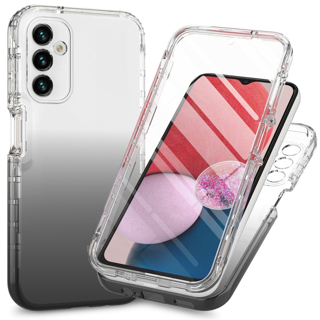 Integrated Transparent Gradient Color TPU + PC + PET Protective Phone Case, For Samsung Galaxy A14 4G / A14 5G