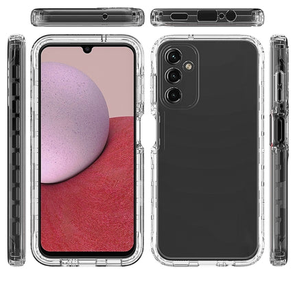 Integrated Transparent Gradient Color TPU + PC + PET Protective Phone Case, For Samsung Galaxy A14 4G / A14 5G