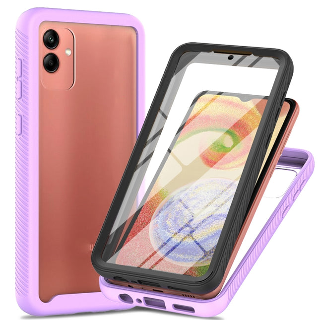Two-layer Integrated Transparent TPU + PC + PET Protective Phone Case, For Samsung Galaxy A04, For Samsung Galaxy A14 5G