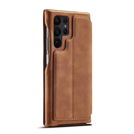 LC.IMEEKE Hon Ancient Series Horizontal Flip Leather Phone Case, For Samsung Galaxy S23 Ultra 5G