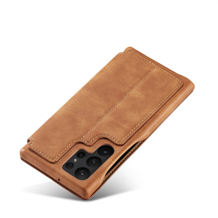 LC.IMEEKE Hon Ancient Series Horizontal Flip Leather Phone Case, For Samsung Galaxy S23 Ultra 5G