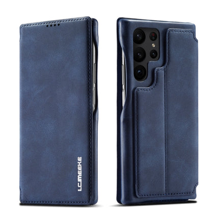 LC.IMEEKE Hon Ancient Series Horizontal Flip Leather Phone Case, For Samsung Galaxy S23 Ultra 5G