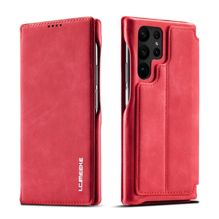 LC.IMEEKE Hon Ancient Series Horizontal Flip Leather Phone Case, For Samsung Galaxy S23 Ultra 5G