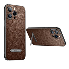 SULADA Invisible Bracket Leather Back Cover Phone Case, For iPhone 14, For iPhone 14 Plus, For iPhone 14 Pro, For iPhone 14 Pro Max