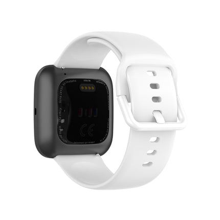 Color Buckle Silicone Wrist Strap Watch Band for Fitbit Versa 2 / Versa / Versa Lite / Blaze, Size: S, Size: L