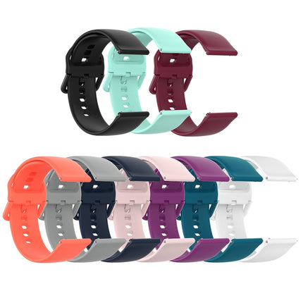 Color Buckle Silicone Wrist Strap Watch Band for Fitbit Versa 2 / Versa / Versa Lite / Blaze, Size: S, Size: L