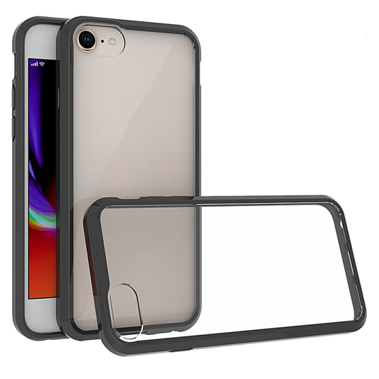 Funda protectora de TPU + acrílico a prueba de rayones para iPhone SE (2020), para iPhone SE 2022 / SE 2020