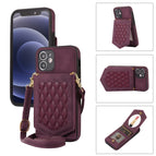 For iPhone 12 mini / Wine Red