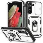 For Samsung Galaxy S22 5G / White+Black