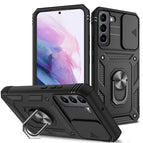 For Samsung Galaxy S22+ 5G / Black+Black