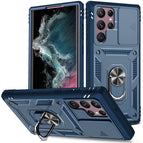 For Samsung Galaxy S22 Ultra 5G / Blue+Blue