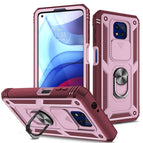 For Motorola Moto G Power 2021 / Pink+Red