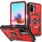 For Xiaomi Redmi Note 10 / Red+Black