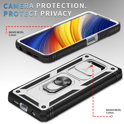 Sliding Camera Cover TPU + PC Phone Case, For Xiaomi Poco X3 NFC