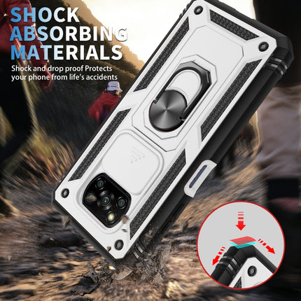 Sliding Camera Cover TPU + PC Phone Case, For Xiaomi Poco X3 NFC