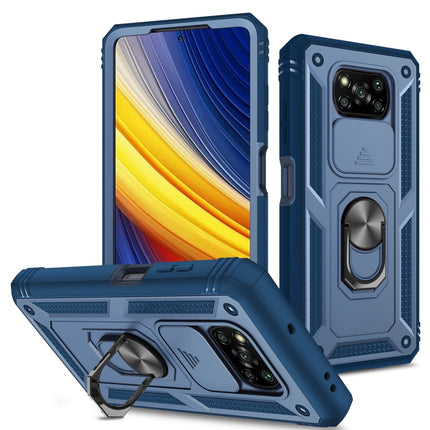 Sliding Camera Cover TPU + PC Phone Case, For Xiaomi Poco X3 NFC
