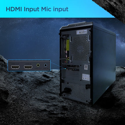 EZCAP 324B 4K HD Video Game Conference Capture Live Card, 324B