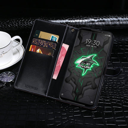 idewei Crocodile Texture Horizontal Flip Leather Case with Holder & Card Slots & Wallet, For Xiaomi Black Shark 3, For Xiaomi Redmi Note 9 Pro, For Xiaomi Redmi Note 9 Pro Max, For Galaxy A11, For Galaxy M31, For Sony Xperia 10 II                      ...