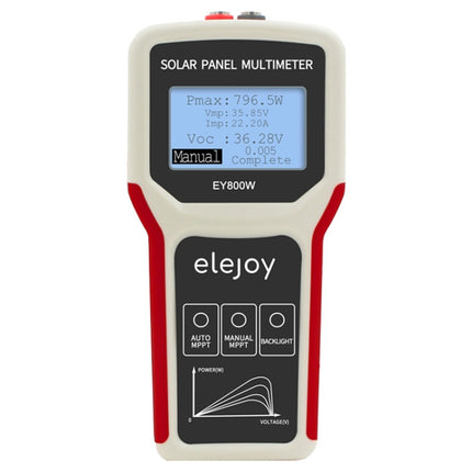 800W Solar Panel Power Supply Multimeter
