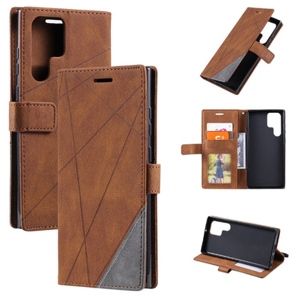 Skin Feel Splicing Leather Phone Case, For Xiaomi 12T / Redmi K50 Ultra, For Samsung Galaxy S23 Ultra 5G, For Xiaomi Redmi 11 Prime 4G, For Samsung Galaxy A14 5G