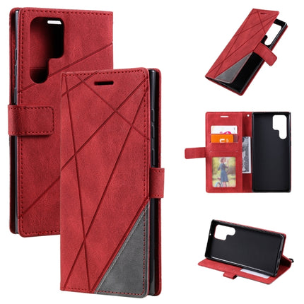 Skin Feel Splicing Leather Phone Case, For Xiaomi 12T / Redmi K50 Ultra, For Samsung Galaxy S23 Ultra 5G, For Xiaomi Redmi 11 Prime 4G, For Samsung Galaxy A14 5G