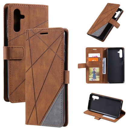 Skin Feel Splicing Leather Phone Case, For Xiaomi 12T / Redmi K50 Ultra, For Samsung Galaxy S23 Ultra 5G, For Xiaomi Redmi 11 Prime 4G, For Samsung Galaxy A14 5G