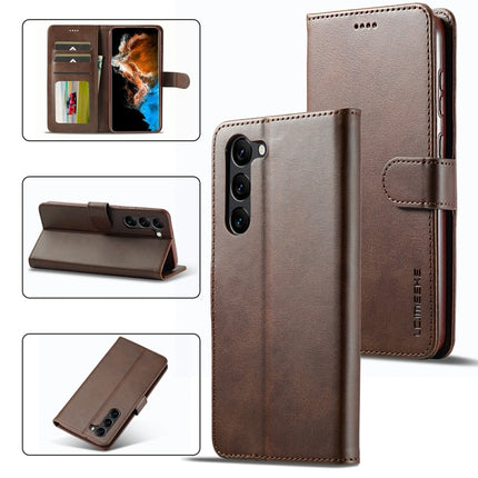 LC.IMEEKE Calf Texture Horizontal Flip Leather Phone Case, For Samsung Galaxy S23 5G, For Samsung Galaxy S23+ 5G, For Samsung Galaxy S23 Ultra 5G