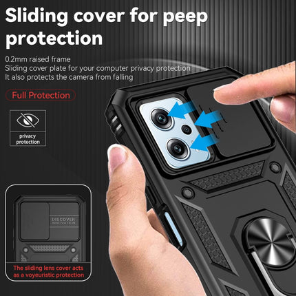 Sliding Camshield Holder Phone Case, For Xiaomi Redmi Note 11T Pro, For Xiaomi 12T/12T Pro/Redmi K50 Ultra, For Motorola Moto G52/G82
