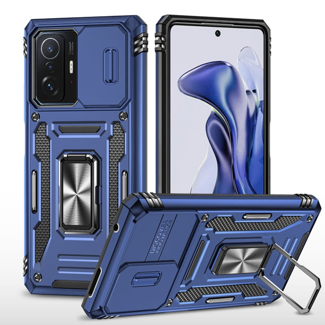 Armor PC + TPU Camera Shield Phone Case, For Xiaomi 11T, For Xiaomi Poco X4 Pro 5G, For Xiaomi Redmi 10, For Xiaomi Redmi 10C
