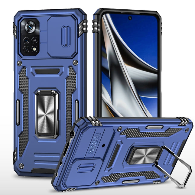 Armor PC + TPU Camera Shield Phone Case, For Xiaomi 11T, For Xiaomi Poco X4 Pro 5G, For Xiaomi Redmi 10, For Xiaomi Redmi 10C