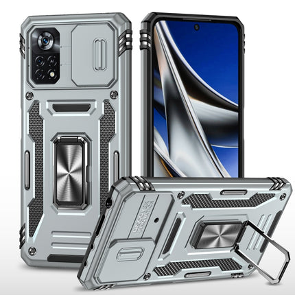 Armor PC + TPU Camera Shield Phone Case, For Xiaomi 11T, For Xiaomi Poco X4 Pro 5G, For Xiaomi Redmi 10, For Xiaomi Redmi 10C