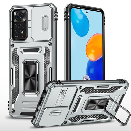 Armor PC + TPU Camera Shield Phone Case, For Xiaomi Redmi 9A, For Xiaomi Redmi Note 11 Pro, For Xiaomi Redmi 9C / 10A