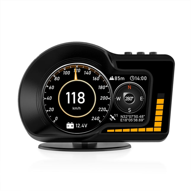 F15 Car High-definition LCD Instrument OBD+GPS HUD Head-up Display, F15