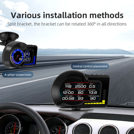 F15 Car High-definition LCD Instrument OBD+GPS HUD Head-up Display, F15