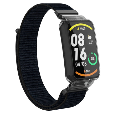 Integrated PC Protective Case + Nylon Loop Watch Band, For Xiaomi Mi Band 7 Pro