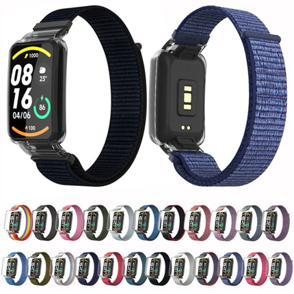 Integrated PC Protective Case + Nylon Loop Watch Band, For Xiaomi Mi Band 7 Pro