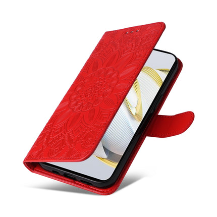 Embossed Sunflower Leather Phone Case, For Huawei nova 10 SE, For Huawei nova 10, For Huawei nova 10 Pro, For OPPO A58 5G