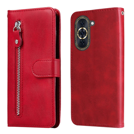 Calf Texture Zipper Leather Phone Case, For Huawei nova 10 SE, For Huawei nova 10, For Huawei nova 10 Pro, For OPPO A58 5G