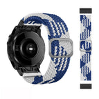 For Garmin Fenix 7X / Blue White
