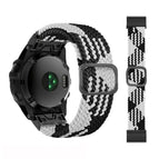 For Garmin Fenix 7X / Black White