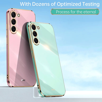 XINLI Straight Edge 6D Electroplate TPU Phone Case, For Samsung Galaxy S23 5G, For Samsung Galaxy S23+ 5G, For Samsung Galaxy S23 Ultra 5G