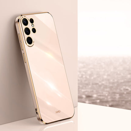 XINLI Straight Edge 6D Electroplate TPU Phone Case, For Samsung Galaxy S23 5G, For Samsung Galaxy S23+ 5G, For Samsung Galaxy S23 Ultra 5G